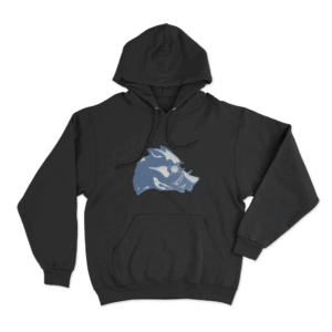 Blue Hog Hoodie Black