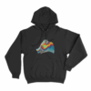 Psychedelic Hog Hoodie Black
